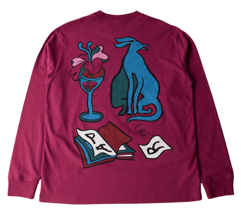 by Parra Wine & Books L/S T-Shirt