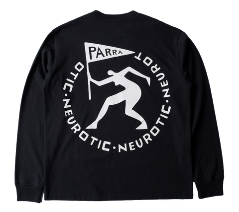 by Parra Neurotic Flag L/S T-Shirt