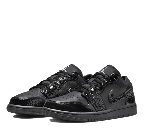 W Air Jordan 1 Low SE Patent Elephant USG STORE