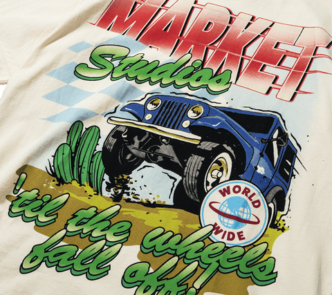 Market Studios Wheels Off T-Shirt