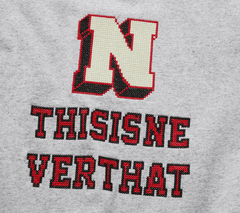 thisisneverthat® Cross Stitched Crewneck