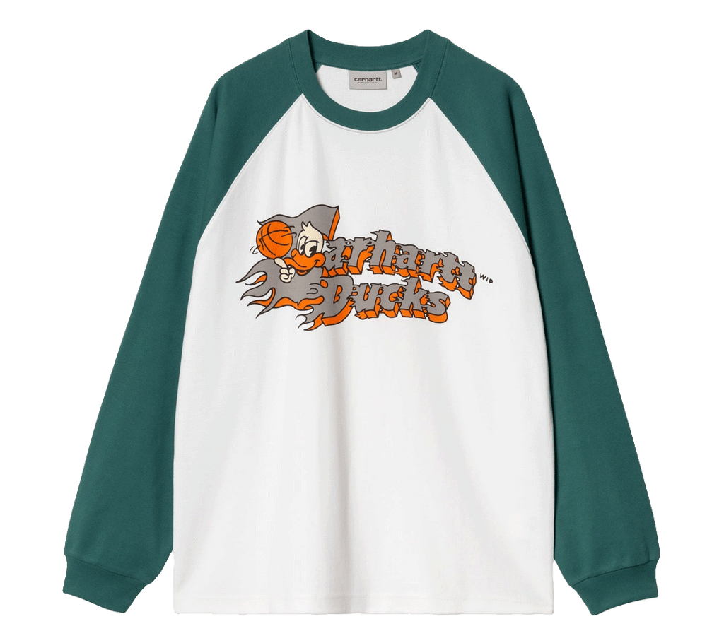 Carhartt WIP Flaming Ducks Baseball L/S T-Shirt