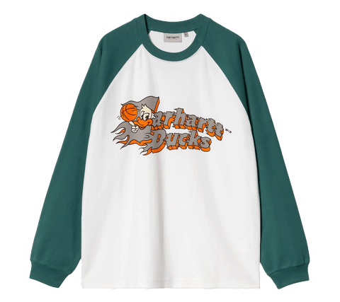 Carhartt WIP Flaming Ducks Baseball L/S T-Shirt