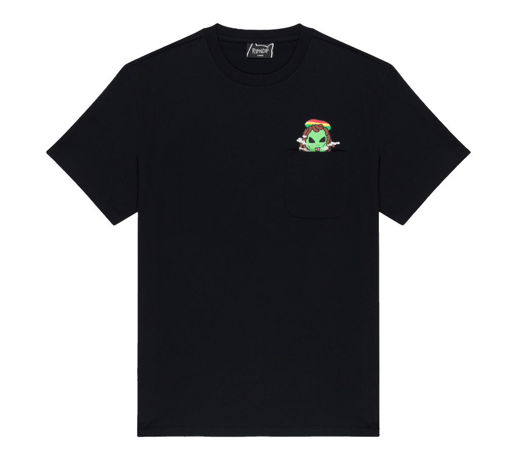 RIPNDIP "Rasta Alien" Pocket T-Shirt