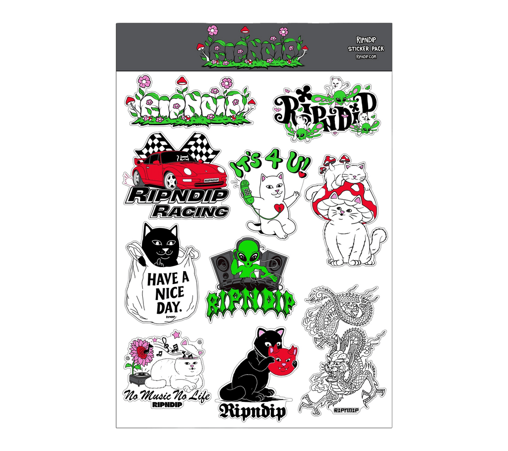 RIPNDIP "Field Friends" Sticker Sheet