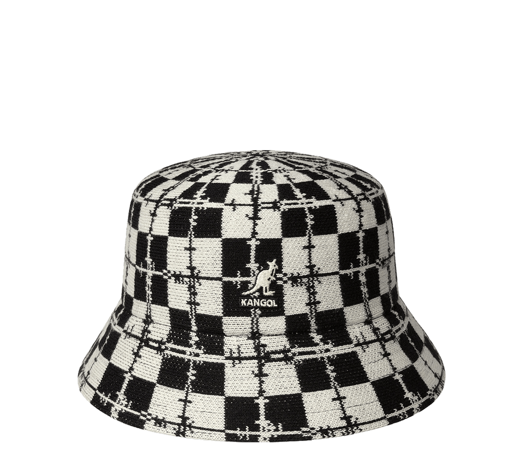 Kangol Barbed Check Bucket