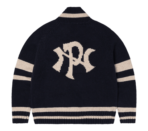 No Problemo "NYP" Varsity Zip-Thru Knit