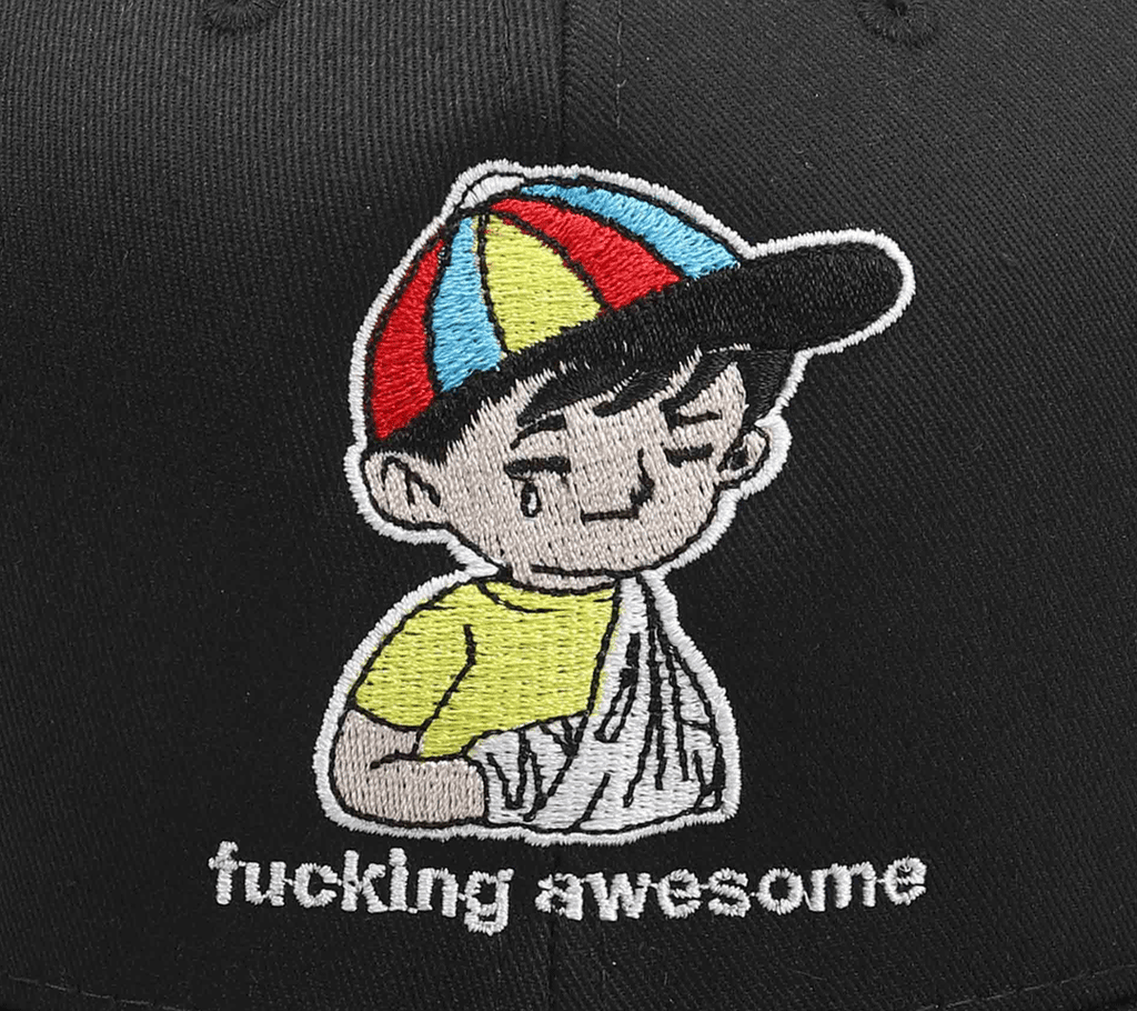Fucking Awesome Embroidered "Wanto" Kid" 6-Panel Hat