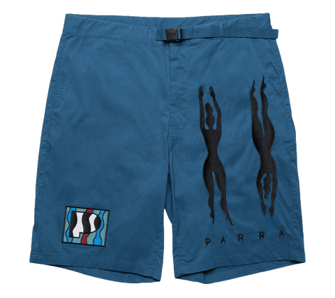 by Parra Zebra Striped P Shorts