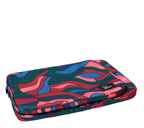 by Parra Distorted Waves Laptop Sleeve (16 Inch)