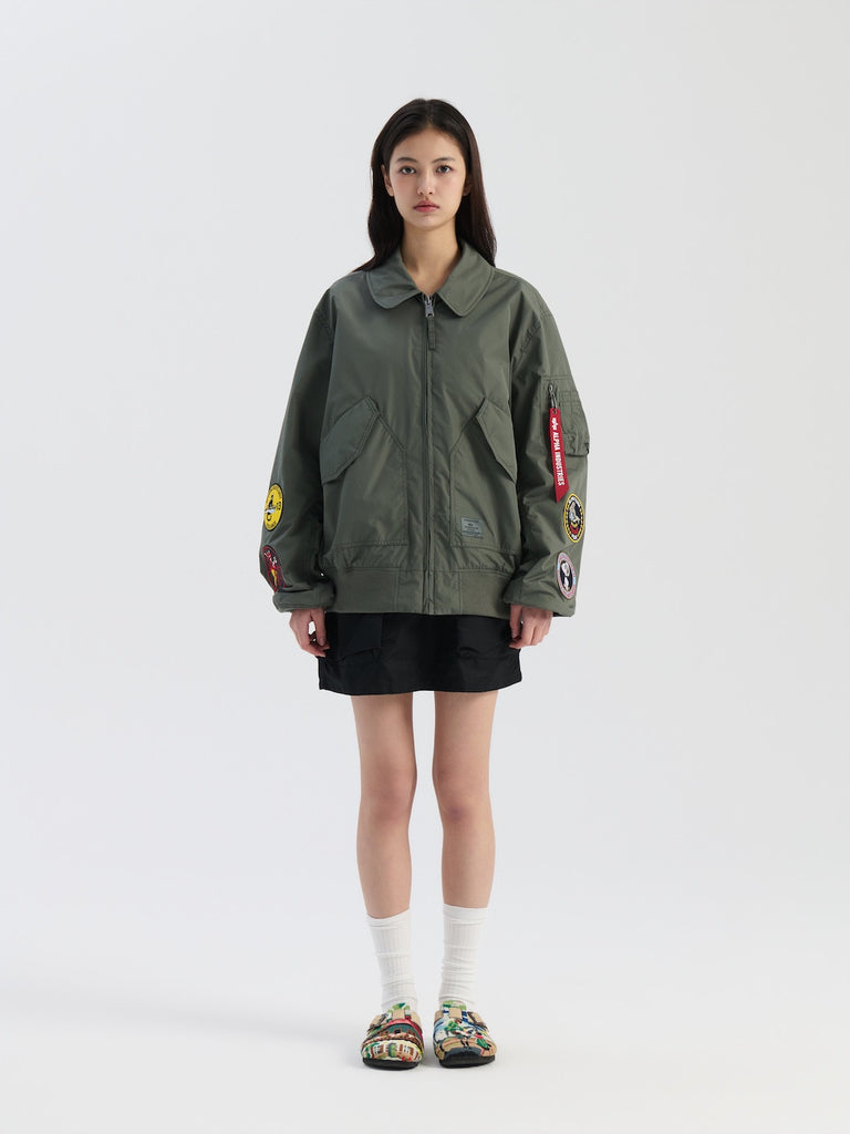 Alpha Industries CWU 36/P Relaxed Patched Flight Jacket