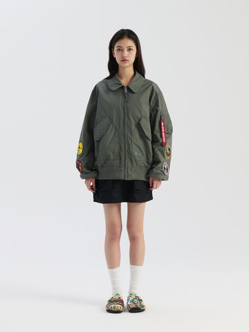 Alpha Industries CWU 36/P Relaxed Patched Flight Jacket