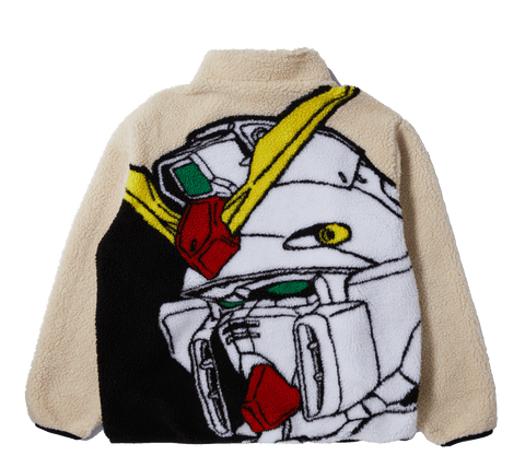 Gundam Wing x HUF Zero-One Sherpa Jacket