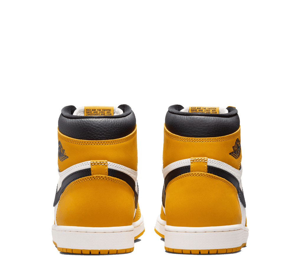 Yellow and black sales jordan retro 1
