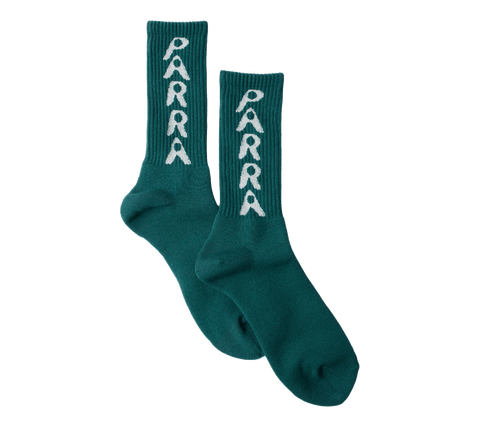 by Parra Hole Logo Crew Socks