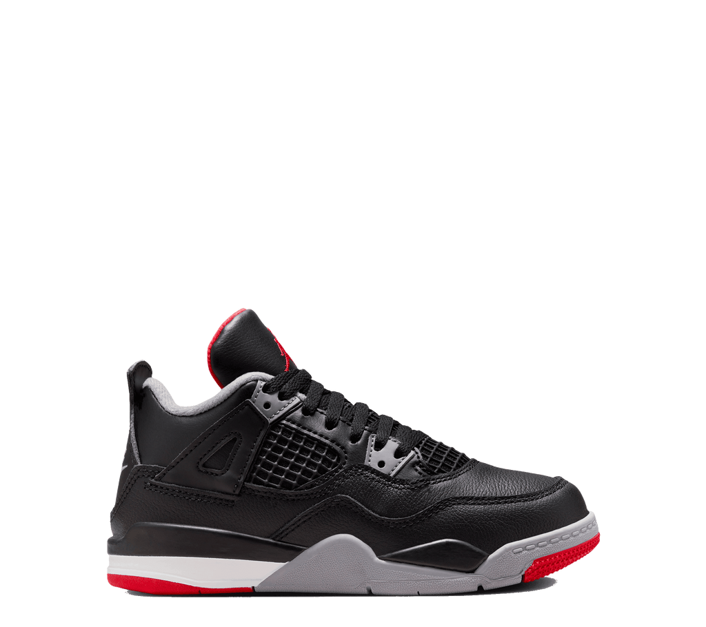 Air jordan 4 retro black sales and red