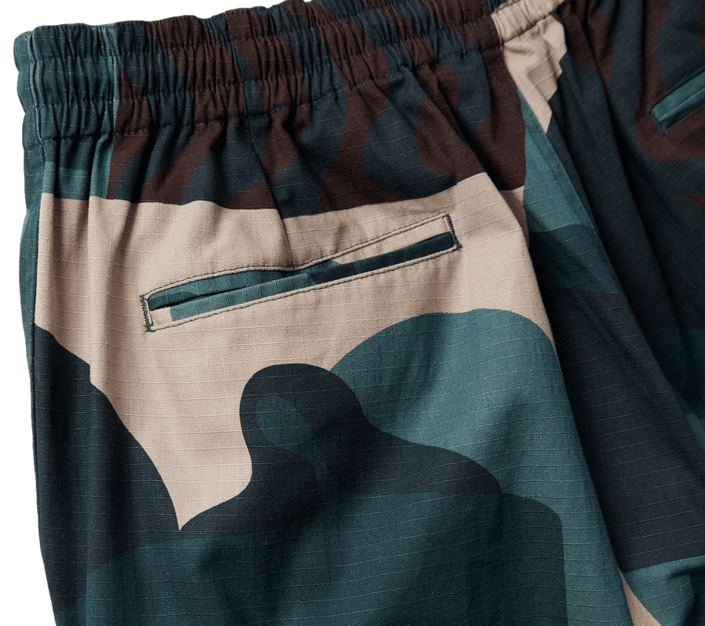 by Parra Distorted Camo Shorts