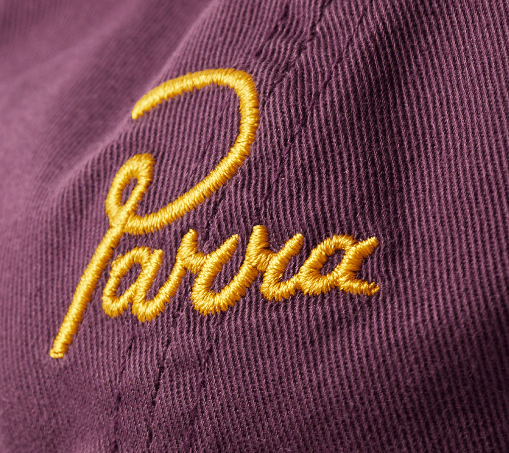 by Parra Script Logo 6 Panel Hat