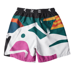 by Parra Beached In White Swim Shorts