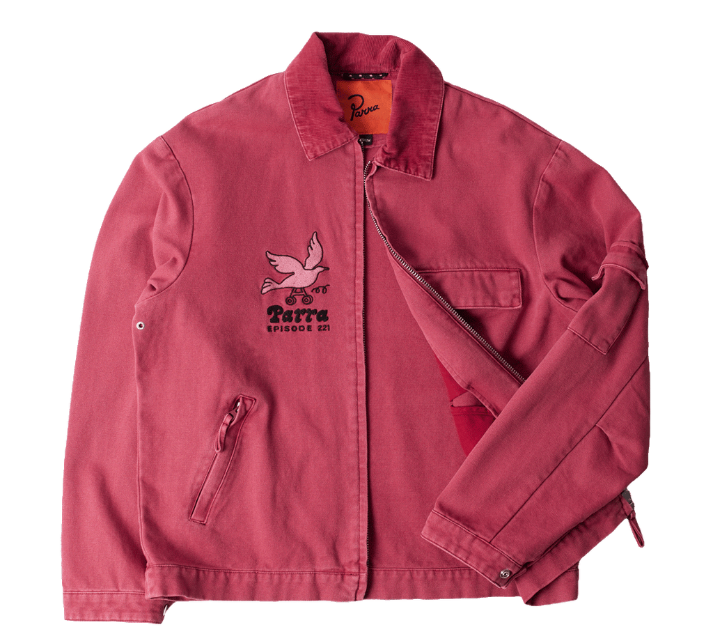 by Parra Twilled Bird Wheel Jacket