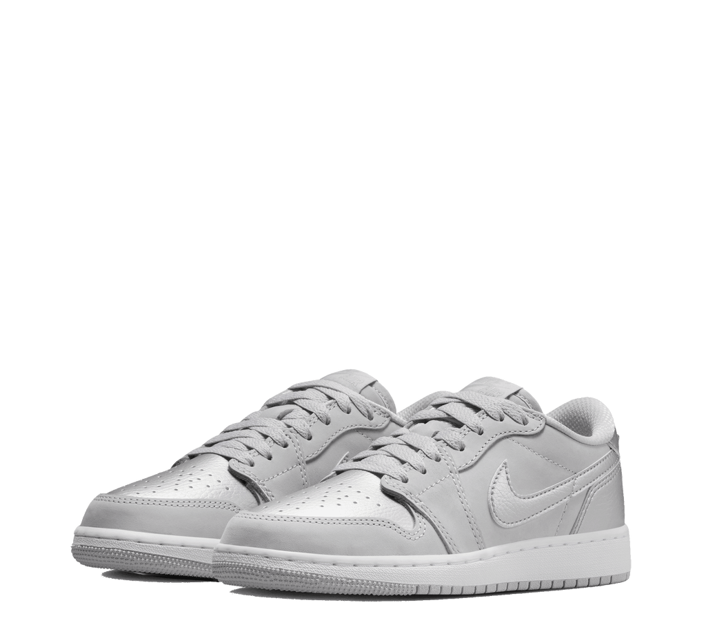 Air Jordan 1 Retro Low OG "Silver" [Grade School]