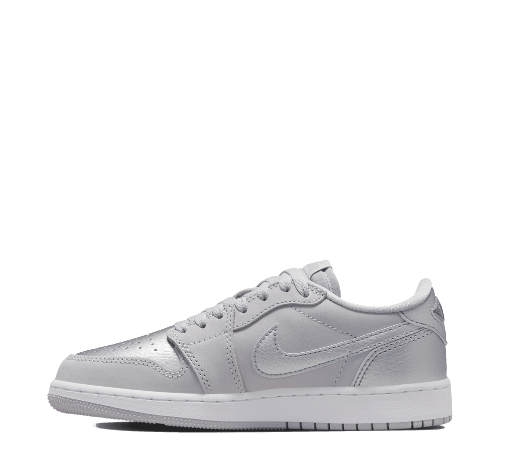 Air Jordan 1 Retro Low OG "Silver" [Grade School]