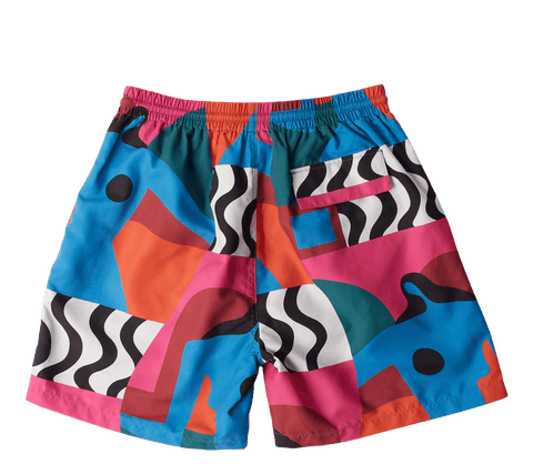 by Parra Distorted Water Swim Shorts