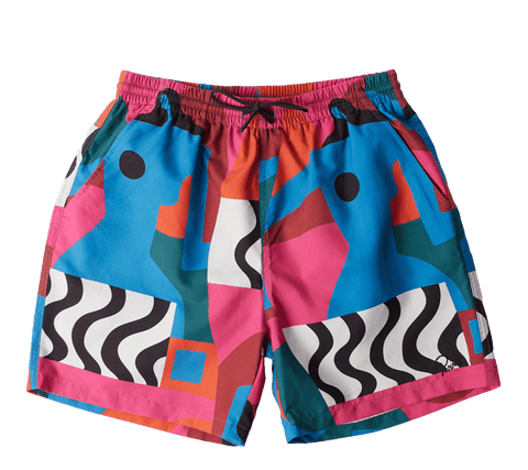 by Parra Distorted Water Swim Shorts