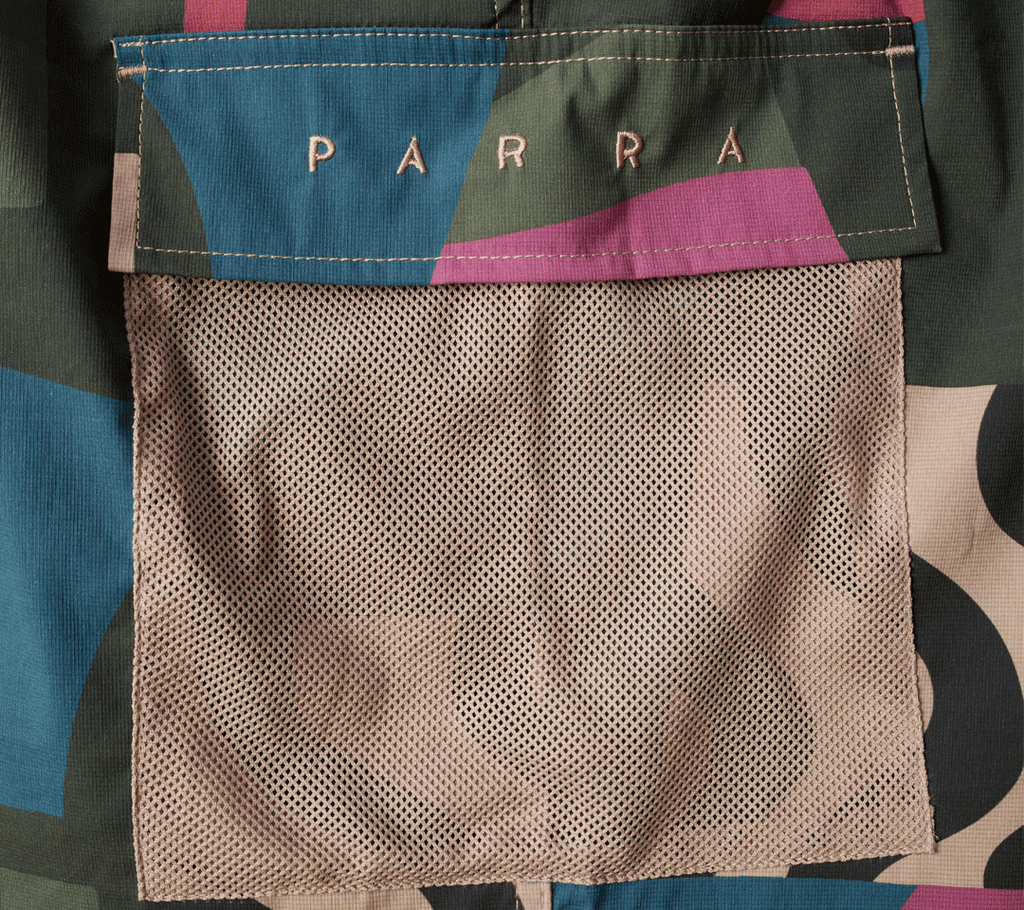 by Parra Distorted Camo Shorts