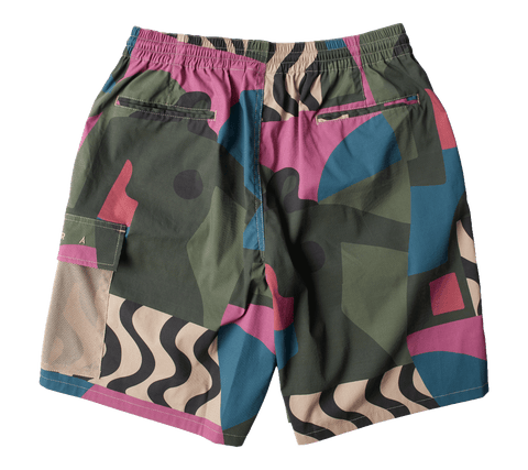 by Parra Distorted Camo Shorts