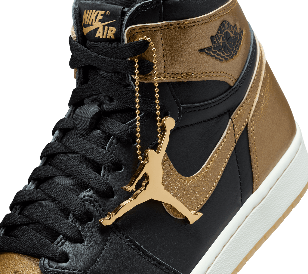 Nike air jordan 1 gold best sale