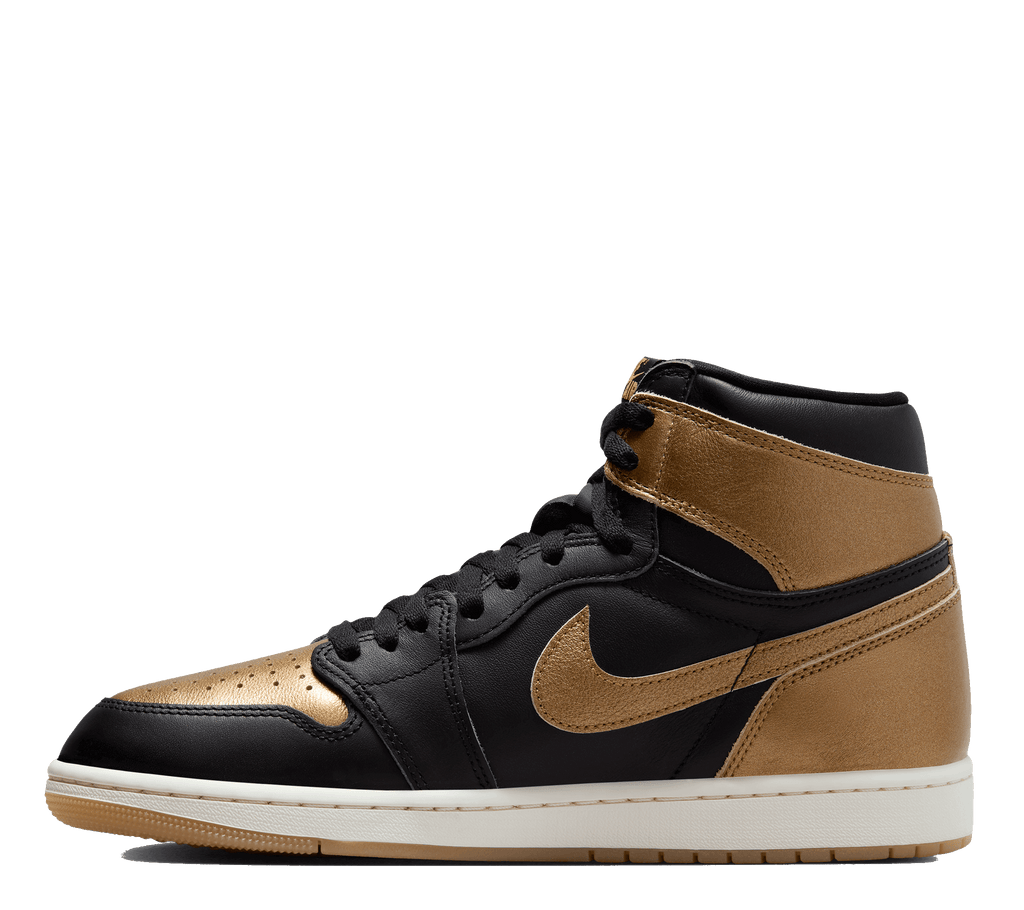 Nike air jordan gold black clearance