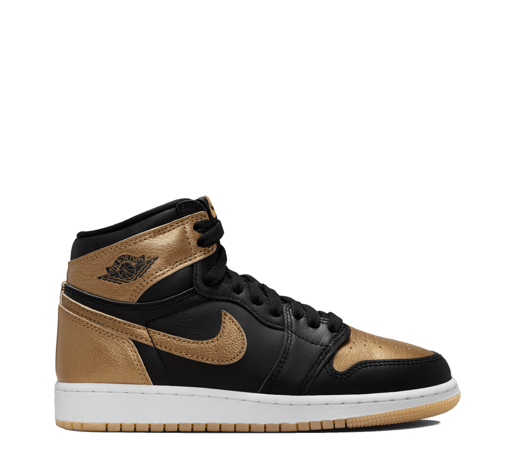 Air Jordan 1 Retro High OG Black Gold Grade School USG STORE