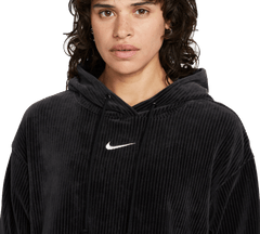 W Nike Velour Cropped Pullover Hood