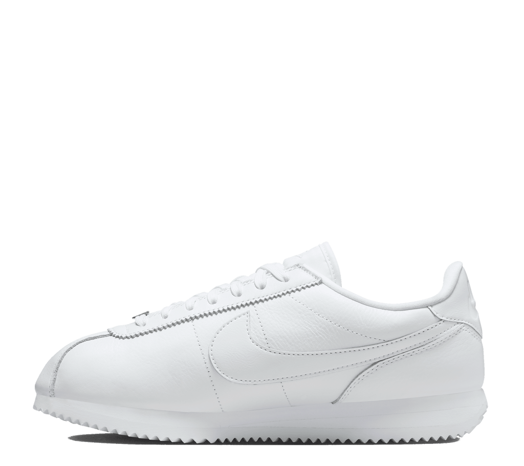 Nike cortez womens all white online