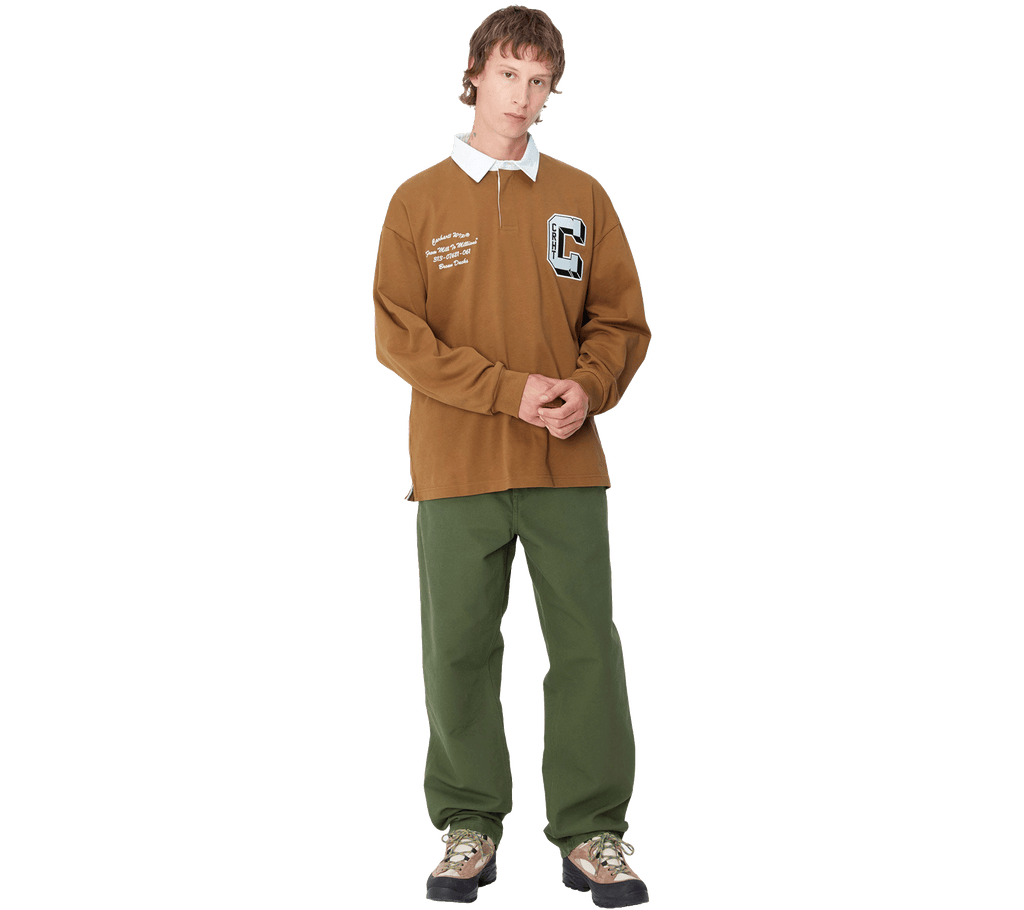 Carhartt WIP L/S Brown Ducks Rugby Shirt