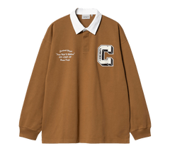 Carhartt WIP L/S Brown Ducks Rugby Shirt