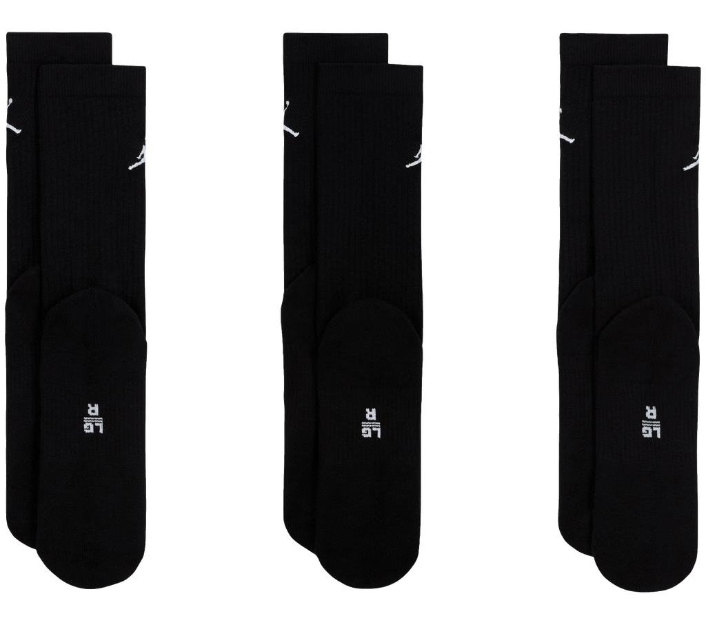 Jordan Everyday Plus Cushioned Crew Sock (3 Pack)