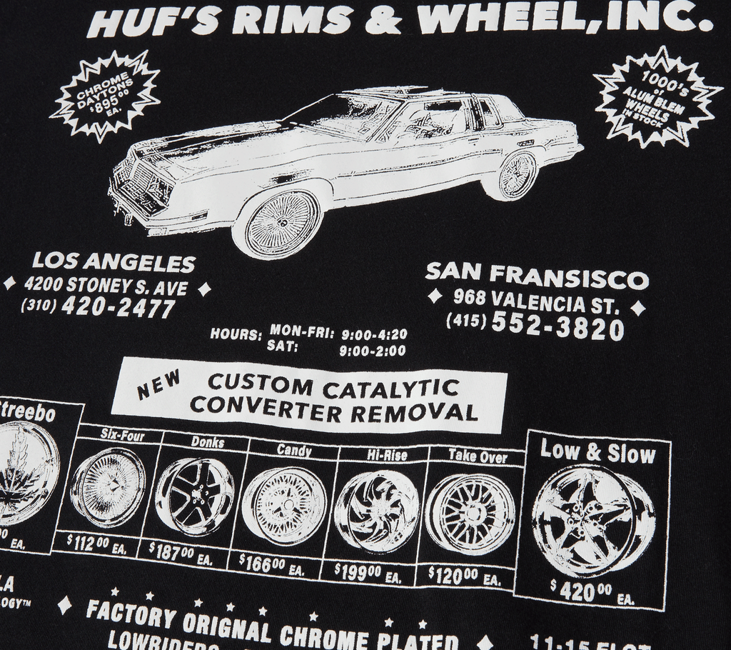 HUF Rim & Wheels Inc T-Shirt