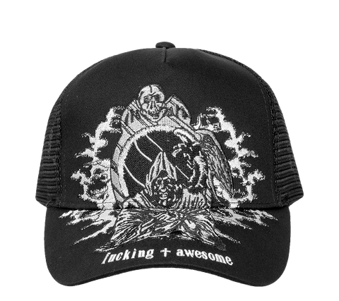 Fucking Awesome Demon Trucker Hat