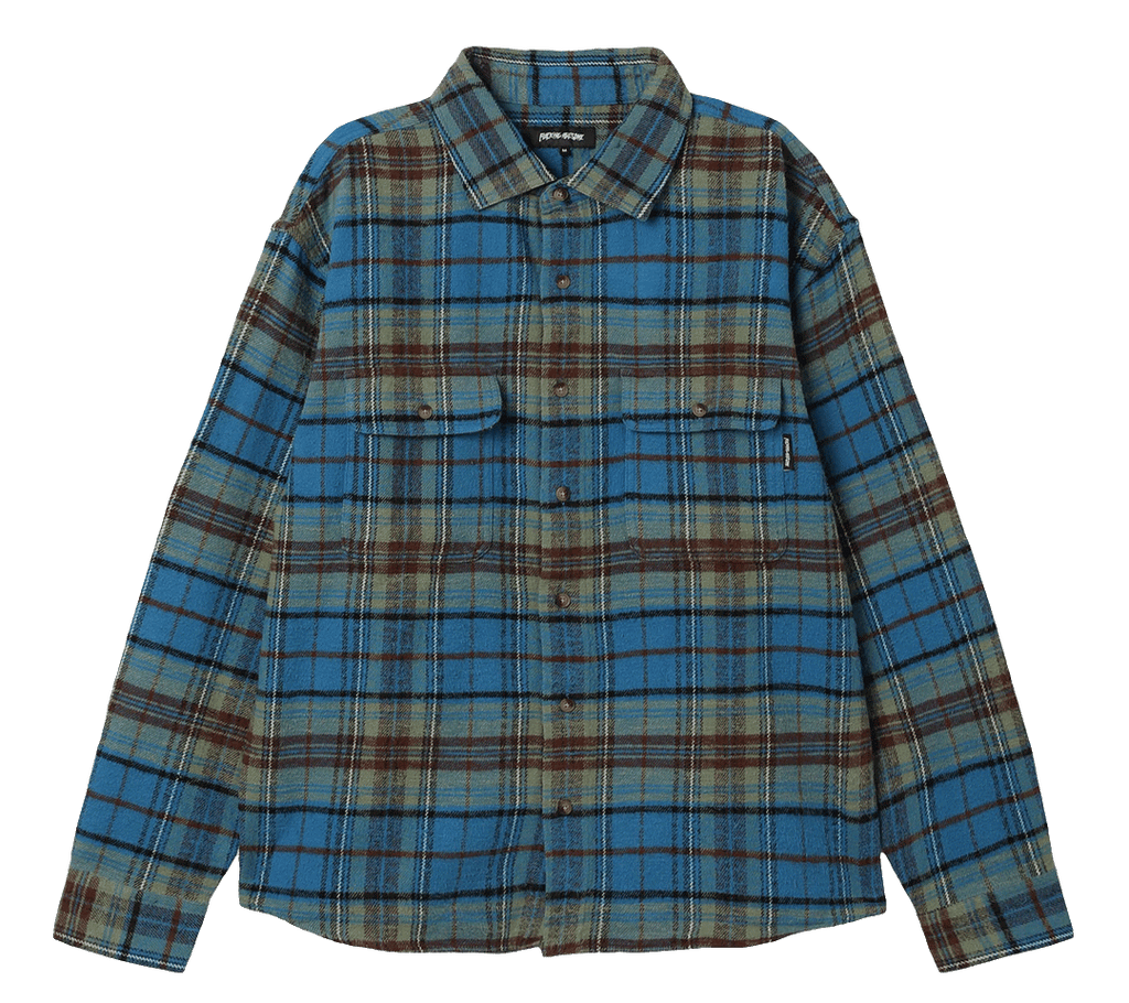 Fucking Awesome Rusty Plaid Flannel