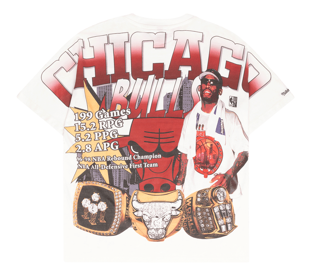 Mitchell & Ness Rings T-Shirt | Dennis Rodman