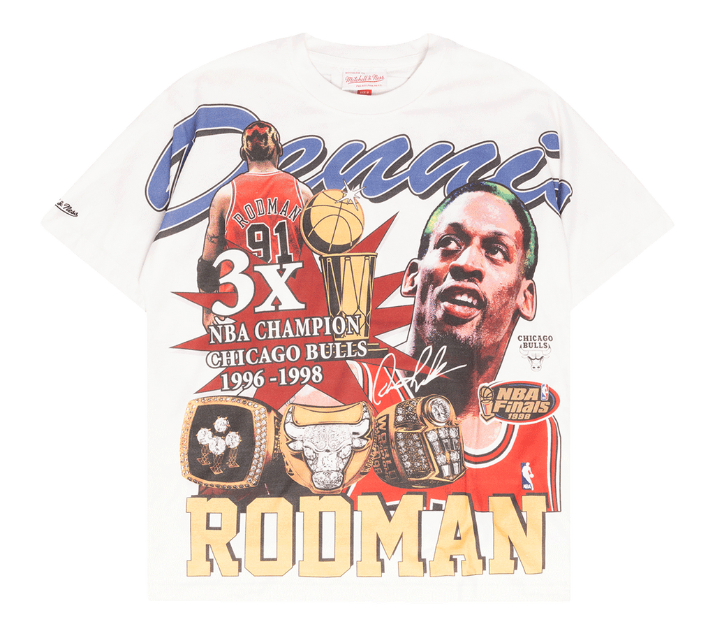 Mitchell & Ness Rings T-Shirt | Dennis Rodman