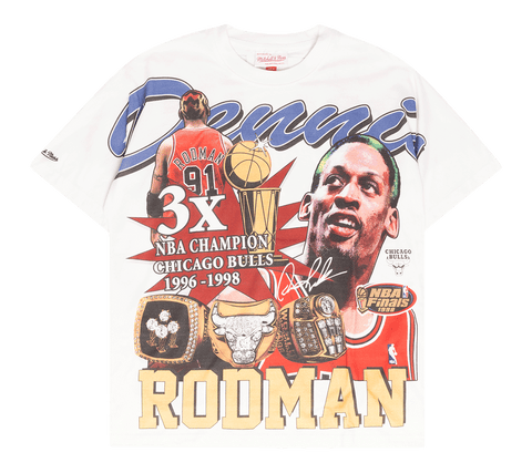 Mitchell & Ness Rings T-Shirt | Dennis Rodman