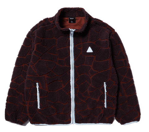 HUF "Hufquake" High Pile Fleece Jacket