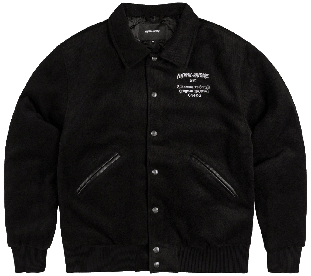 Fucking Awesome Korea Bar Varsity Jacket