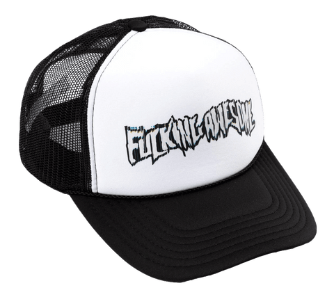 Fucking Awesome Scanner Warp Trucker Hat