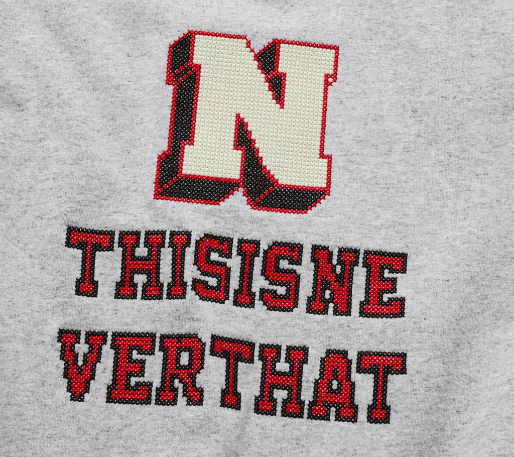 thisisneverthat® Cross Stitched Crewneck