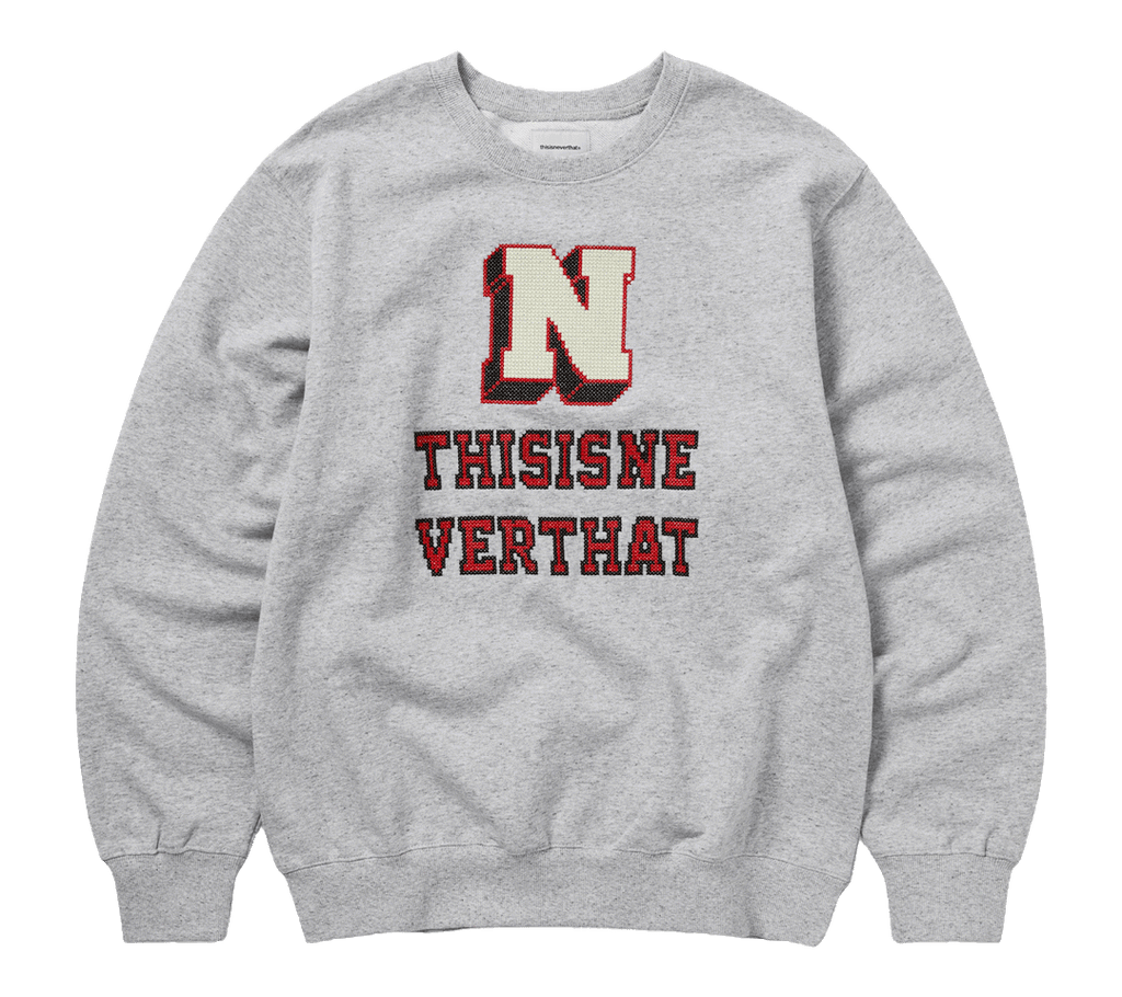 thisisneverthat® Cross Stitched Crewneck