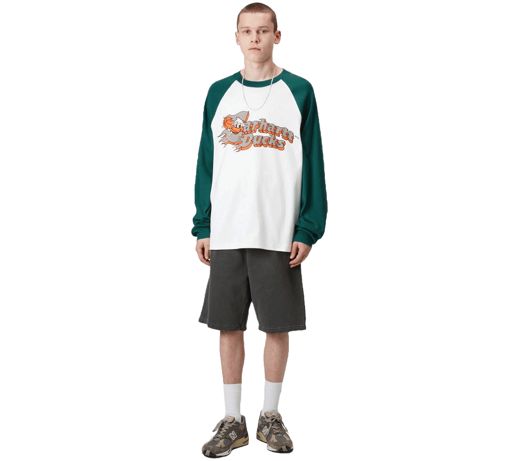 ★ドイツ発*carhartt WIP*Flaming Ducks Baseball 長袖Tシャツ★ Carhartt WIP Flaming Ducks Baseball L/S T-Shirt – USG STORE